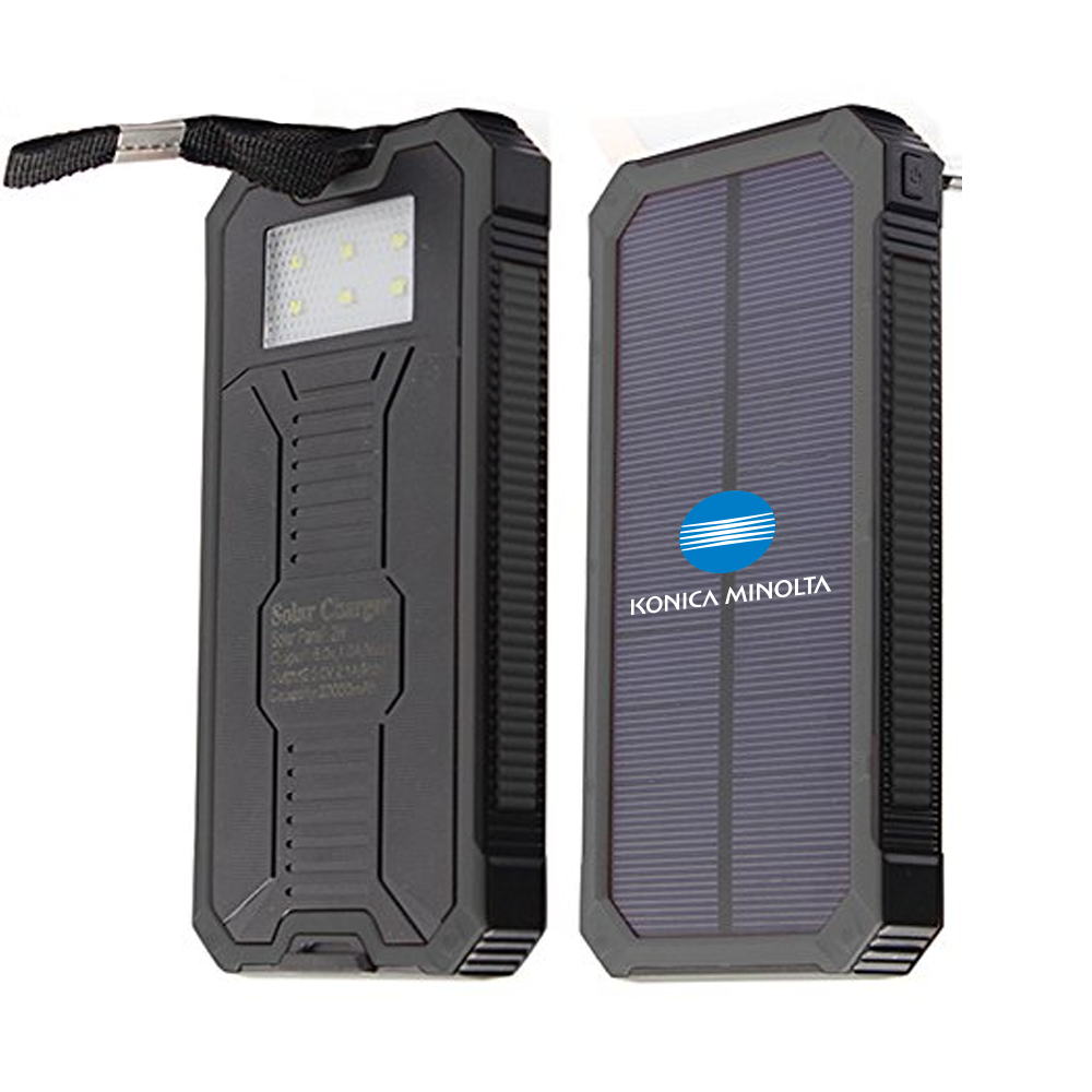 Portable 10,000 mAh Mobile Solar Power Bank