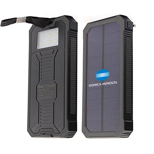 Portable 5000Mah Mobile Solar Power Bank