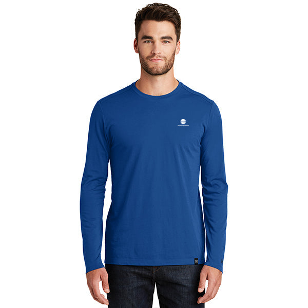 New Era Heritage Blend Long Sleeve Tee Shirt